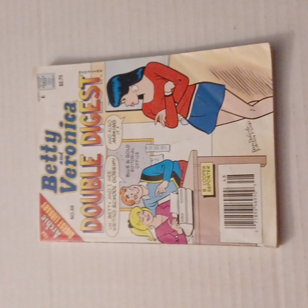 $4 Add-on "Betty and Veronica Double Digest" #48 - Vintage Paperback Comic Book